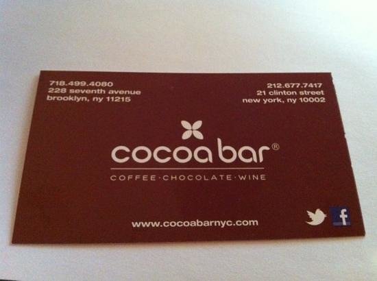 Cocoa Bar